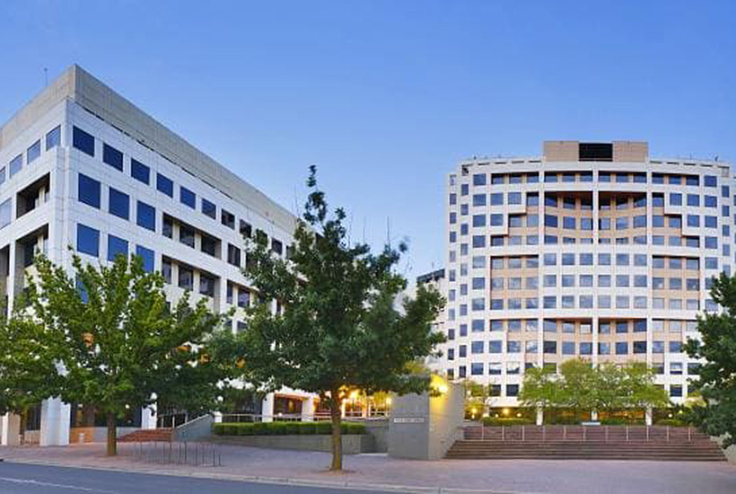 The Finlay Crisp Centre in Canberra occupies an entire city block.

