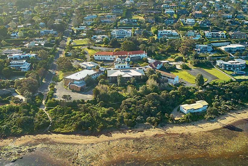 The Beachleigh estate in Mt Eliza on Victoria’s Mornington Peninsula.
