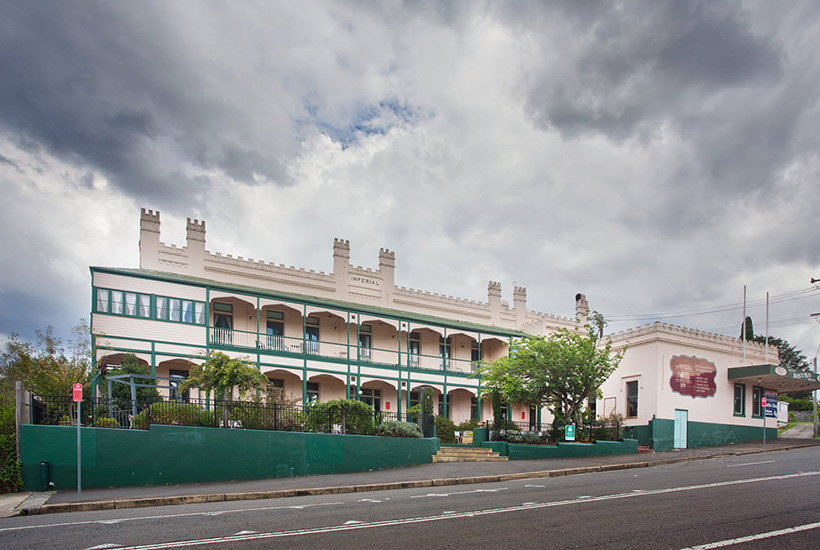 The Imperial Hotel at Mt Victoria.
