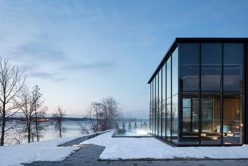 The Strom Nordic Spa in Old Quebec.
