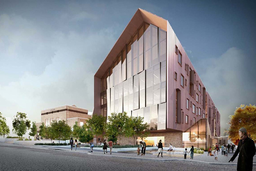 An artist’s impression of the Ballarat GovHub, which is currently under construction.
