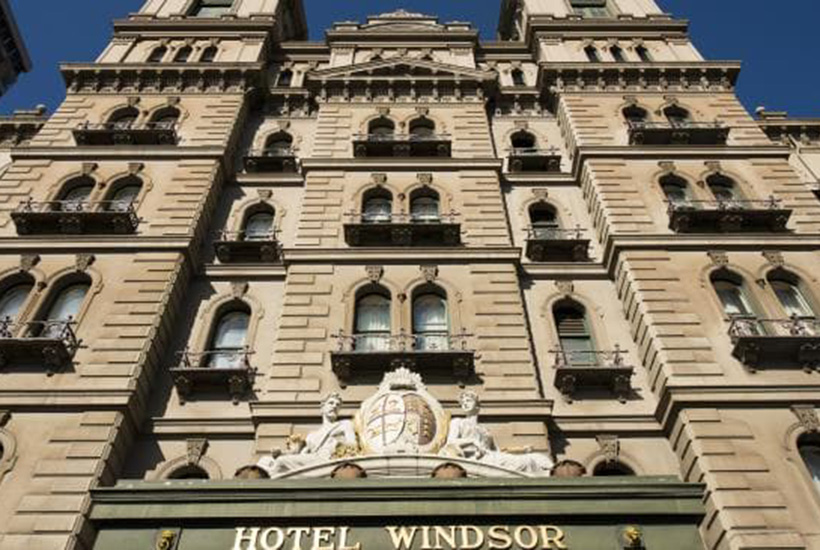 Melbourne ‘icon” The Hotel Windsor.
