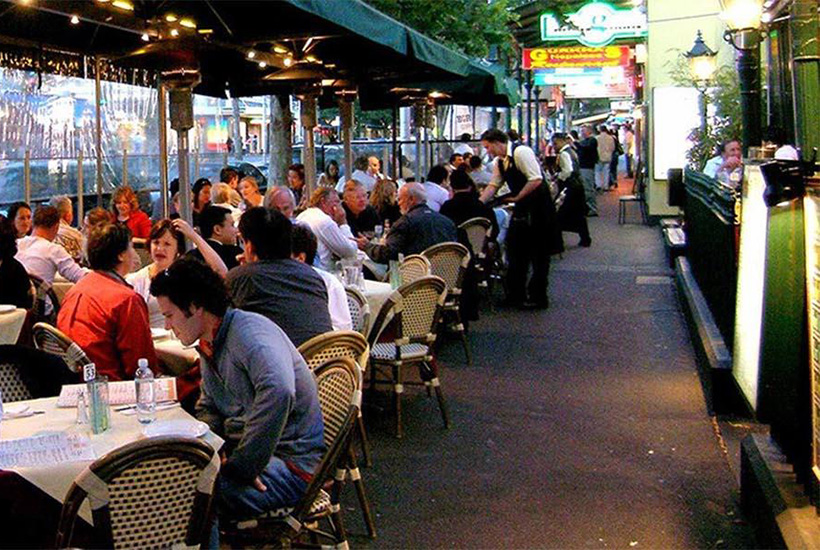Outdoor dining will eventually resume under Victoria’s roadmap to reopening its economy.

