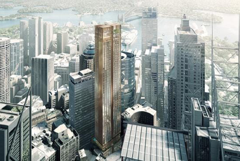 An artist’s impression of SC Capital’s planned tower at 4-6 Bligh St, Sydney.
