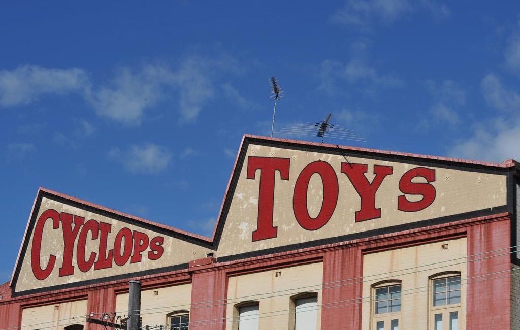 The site is part of the old Cyclops Toy factory in Leichhardt.
