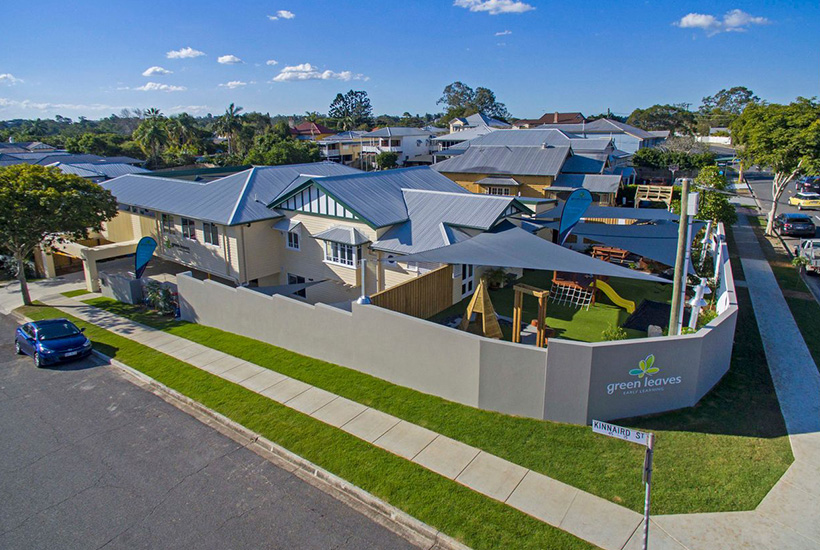The Ashgrove childcare centre will be auctioned this month.
