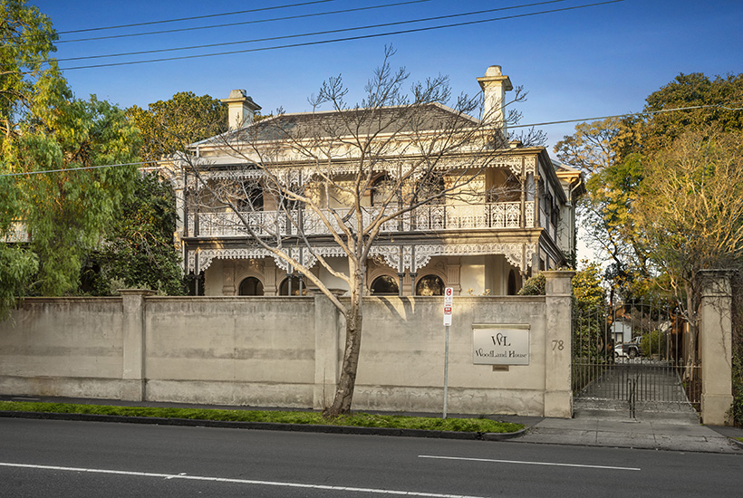 The stunning property at 78 Williams Rd in Prahran.
