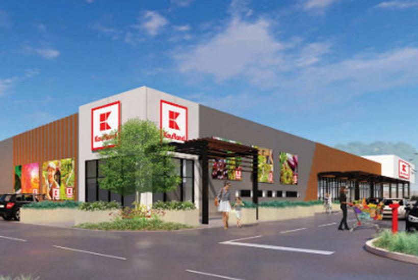 An artist’s image of Kaufland’s store at Prospect in Australia.
