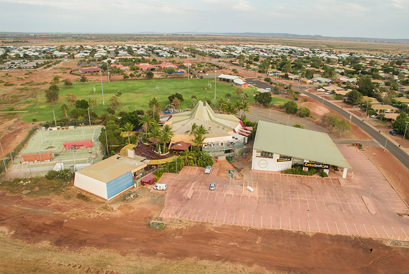 The Tambrey Tavern at Karratha.
