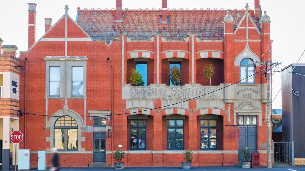 The old bank at 116-118 Mollison St, Kyneton is for sale.
