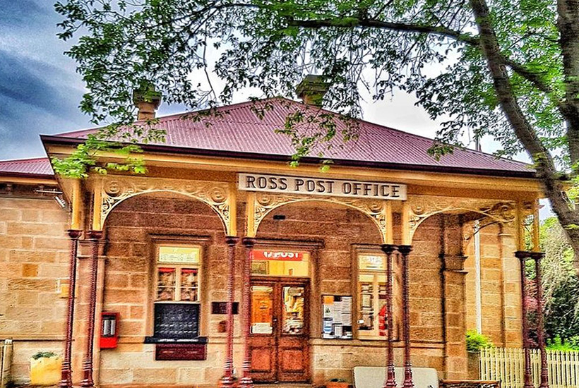 The Ross Post Office.
