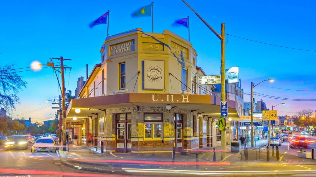 The Unity Hall Hotel in Balmain has been sold.
