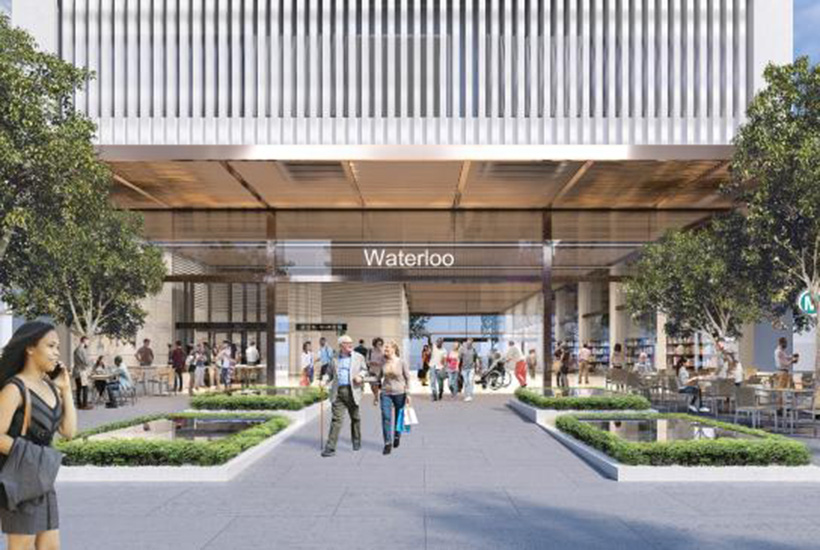 An artist’s impression of what the Waterloo Metro Quarter project could look like.
