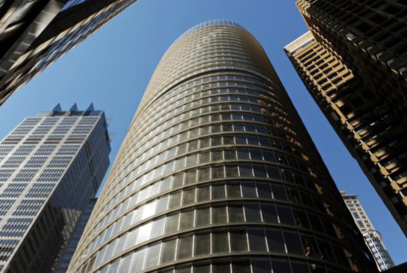 High-rise office buildings are increasingly being redeveloped as residential. Picture: AFP
