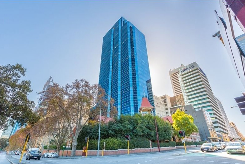 Perth’s Exchange Tower will soon be home to Clive Palmer’s company.
