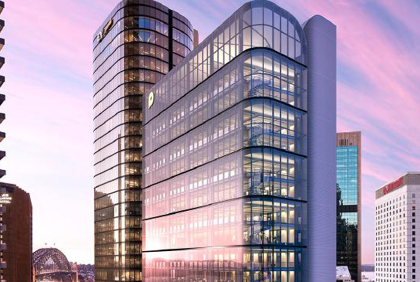 An artist’s impression of Poly Global’s tower in George Street, Sydney.
