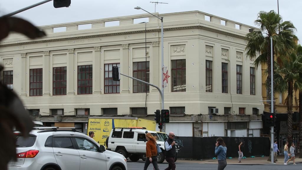 Council to demolish the Belchers building on the corner of Moorabool and Ryrie streets. Picture: Alan Barber
