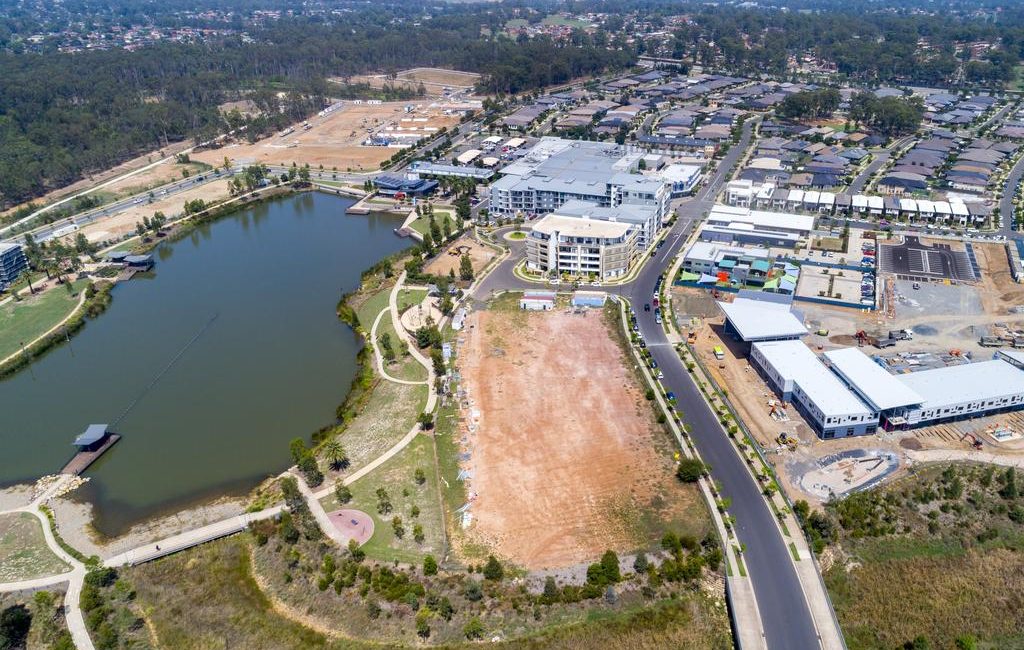 The development site at 1 Charlotte St in Jordan Springs.
