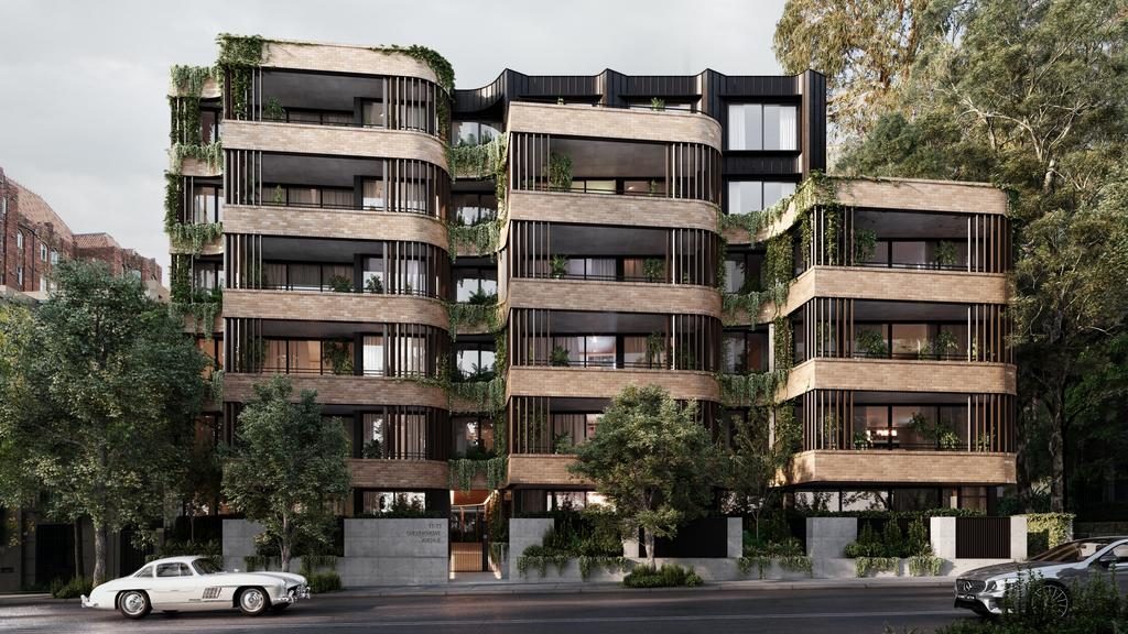 An artist’s impression of the proposed apartment block at 11-13 Greenknowe Ave, Elizabeth Bay.
