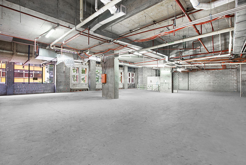 The soon-to-be-fitted out space at 281 Elizabeth St, Sydney.
