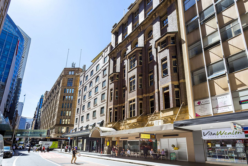 The two buildings are being sold together in Sydney’s CBD.
