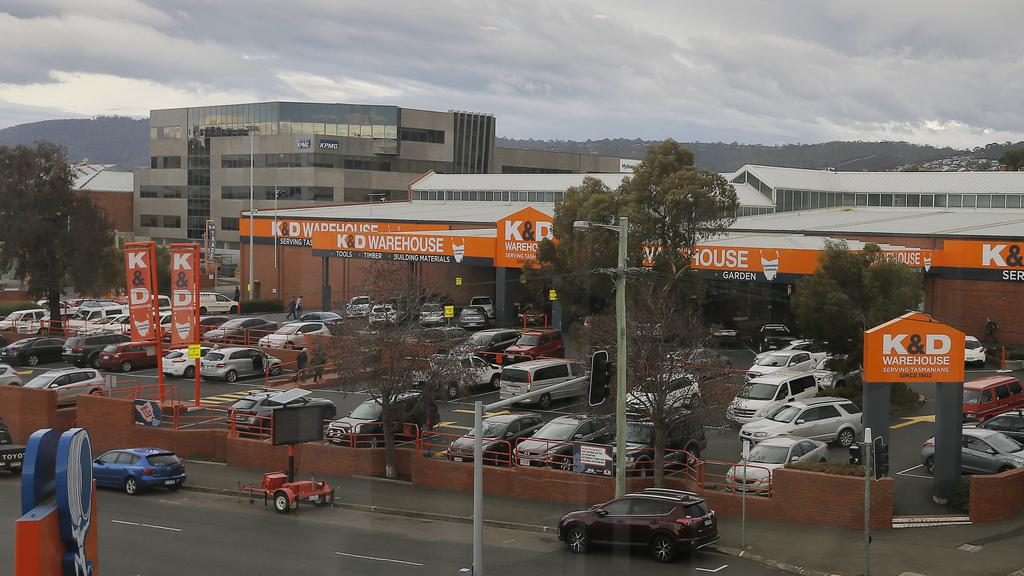 The proposal sits on the site to the left of the former K&D hardware store, which is earmarked to become university student accommodation. Picture: MATHEW FARRELL
