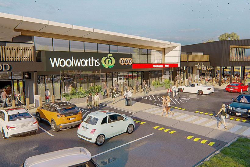 Spaces within the Cranbourne West shopping centre are available for lease.

