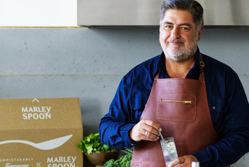 Marley Spoon, which is the second-largest meal kit delivery service, and has expanded its premium range to include dinner party boxes curated by chef Matt Preston. Picture: Supplied
