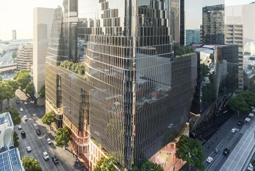 An artist’s impression of the Charter Hall development at 555 Collins Street.
