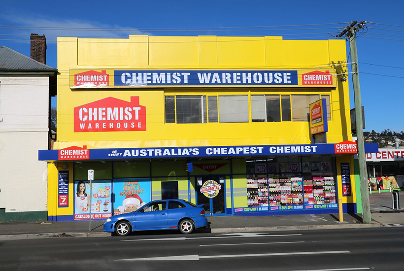 A Chemist Warehouse at Launceston sold in 2016.
