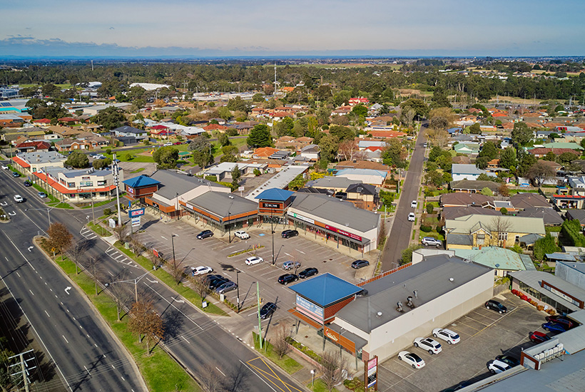 The shops in the Beaconsfield Hub were sold in one line.
