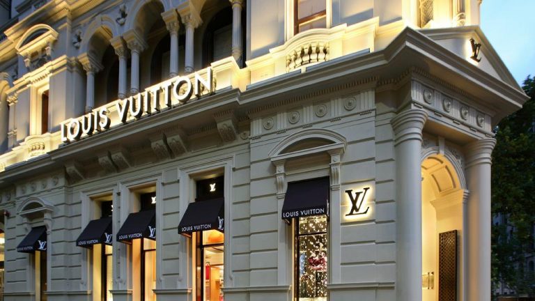 Louis Vutton shop in Melbourne Australia, French fashion house