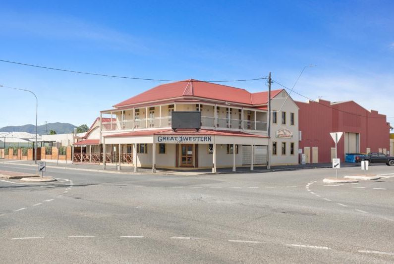 Pubs like the Great Western in Central Queensland will be in high demand on the back of mining, cattle, grain activity. Picture: realcommercial.com.au/for-sale 
