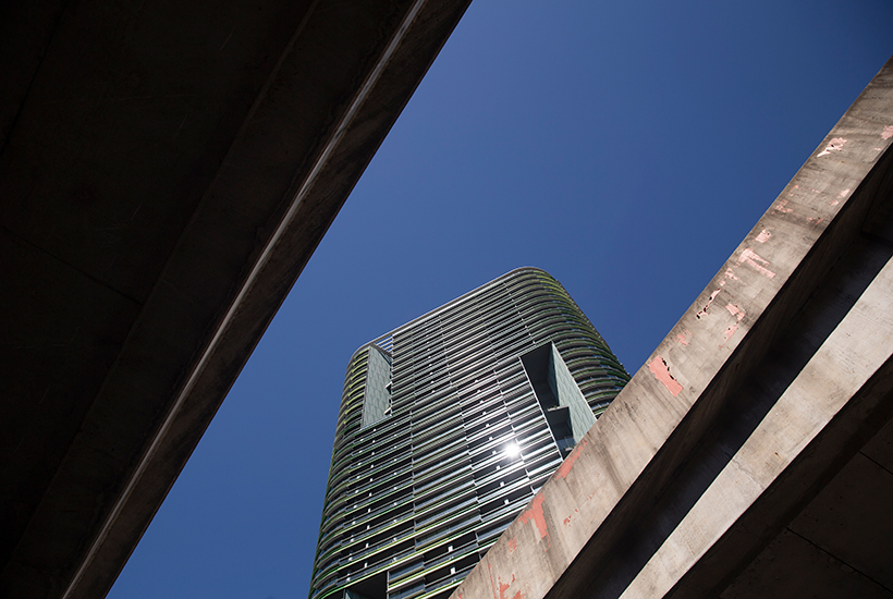 The Opal Tower at Sydney Olympic Park, which was evacuated on Christmas Eve 2018. Picture: Getty
