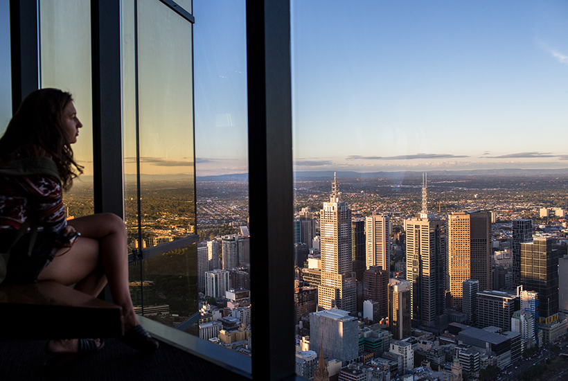 Eureka Tower Skydeck is up for sale.  Picture: Getty
