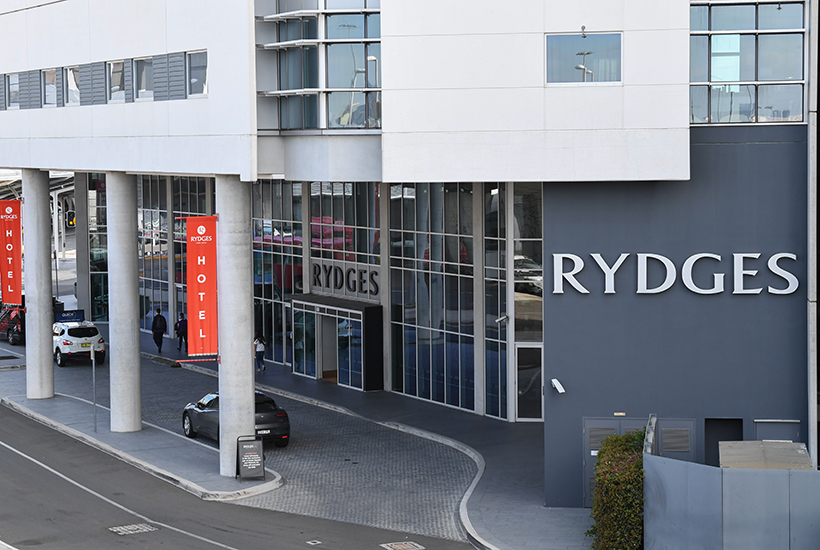 Rydges Hotel at Sydney Airport is located just 100m from the airport.  Picture: Getty
