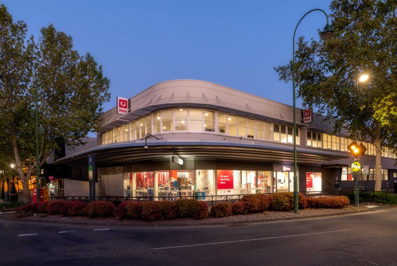 This Bendigo building which houses an Australia Post outlet and a business centre sold for $6.375 million at auction.  Picture: realcommercial.com.au/sold
