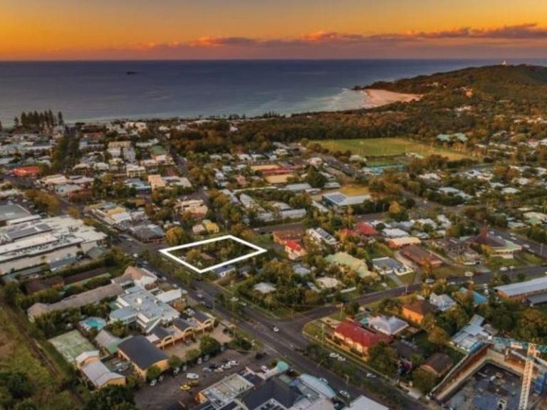 Big commercial opportunity for developers with prime Byron Bay spot up for sale