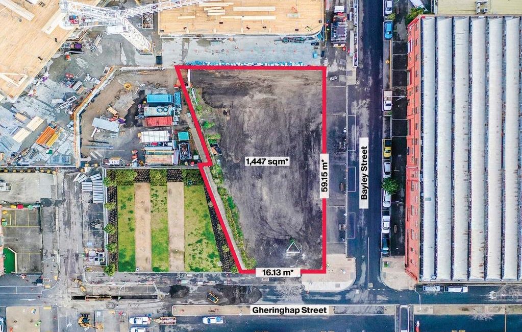 Geelong city block with approved 12-storey building offered for sale