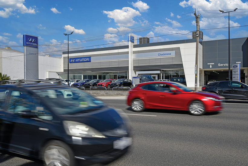 This Ford dealership is tipped to sell for between $25-$27 million and it sits on a site that also includes a Hungry Jack’s and a Hyundai dealership.  Picture: realcommercial.com.au/for-sale
