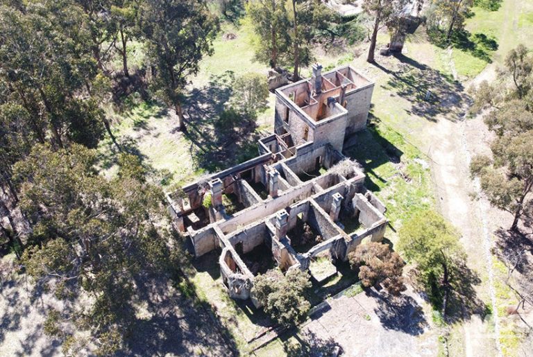 Burnt-out ruins with stunning views of Adelaide Hills for sale after 38 years