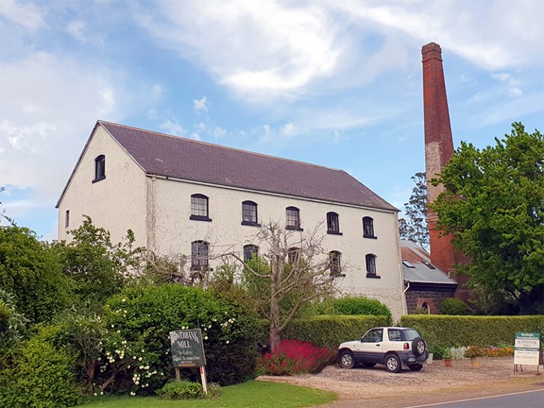 Historic Tasmanian mill offers commercial escape to the country