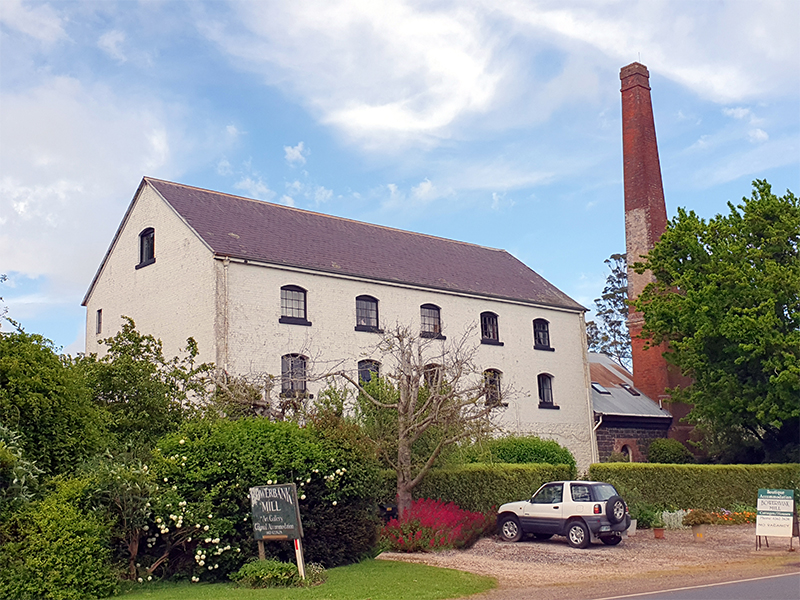 The 1850s Bowerbank Mill near Launceston offers commercial and residential business opportunities. Picture: realcommercial.com.au/for-sale
