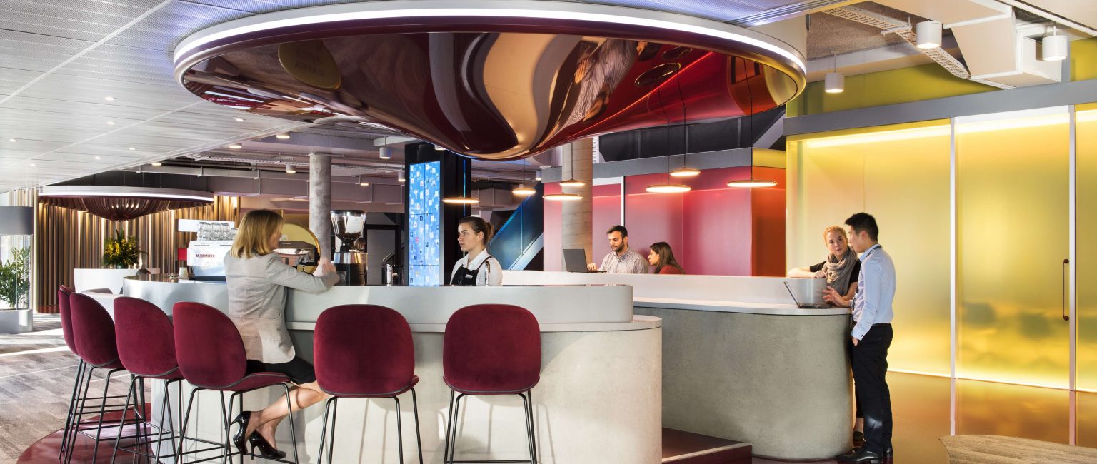 PWC’s office in Melbourne offers a bespoke experience for staff. Picture: PWC
