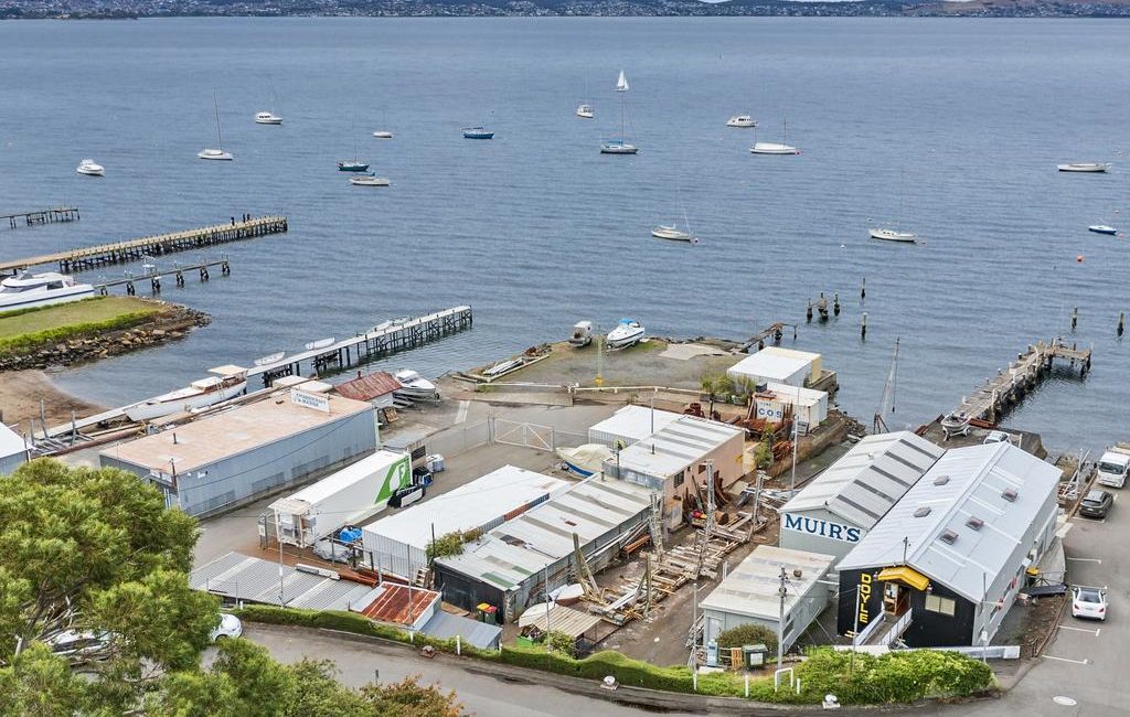 Rare Battery Point boatyard with upside for sale