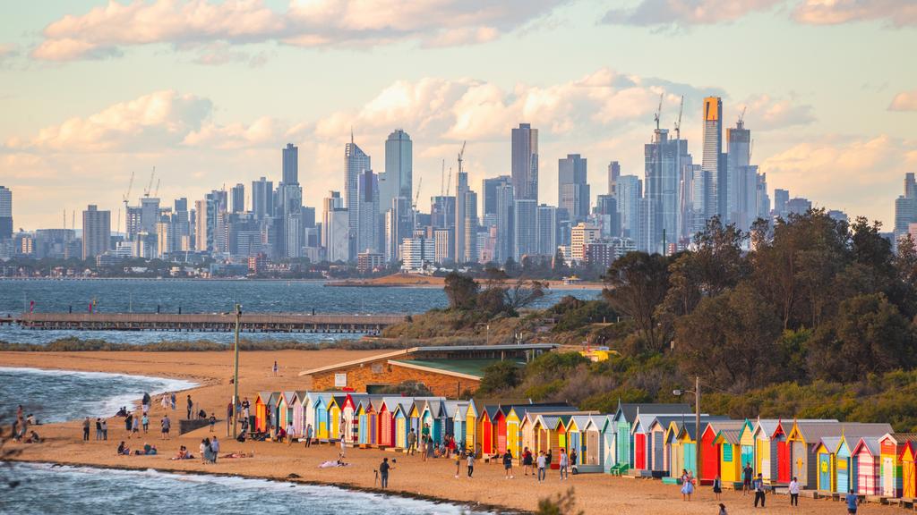 Melbourne Skyline from the Bay