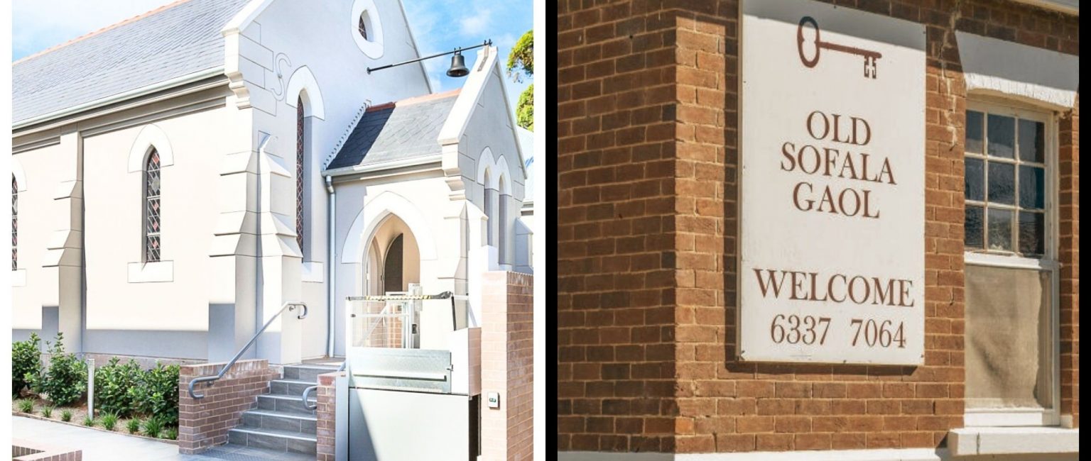 Saint or sinner? Churches, jails and more for sale. Picture: realcommercial.com.au/buy
