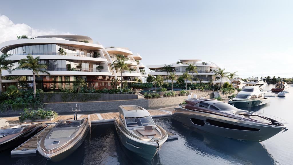 Artist's impression of the new luxury project on Sovereign Island