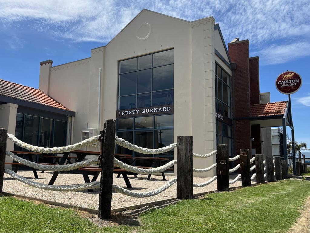 Justin Leppitsch's renovation of the Rusty Gurnard pub at 85 Lewis St, Port Welshpool - for herald sun real estate