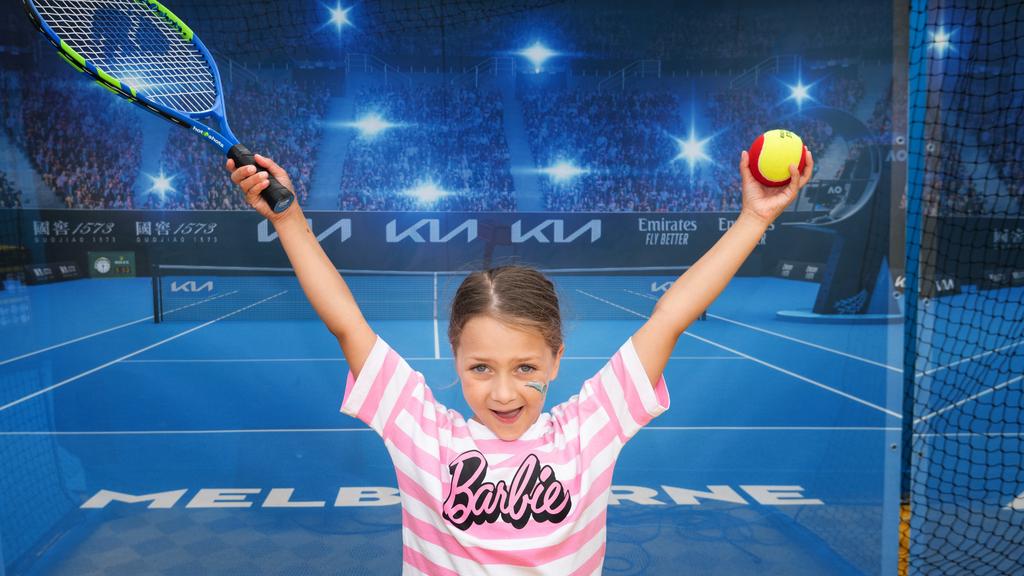 Australian Open 2024 Kids Tennis Day